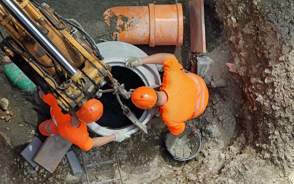 travaux assainissement Fontenay-le-Vicomte